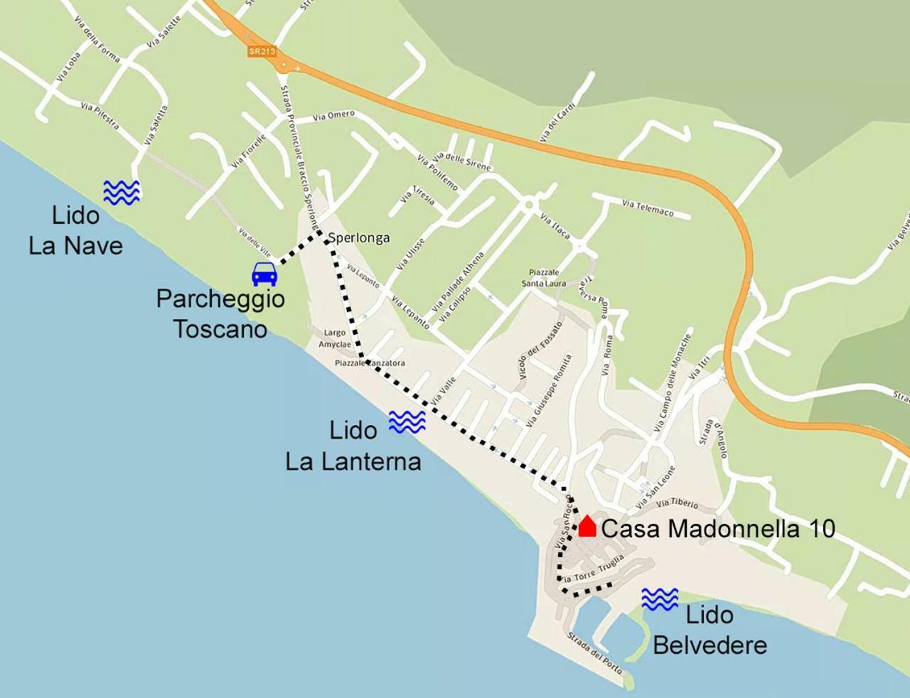 ספרלונגה Casa Vacanza Madonnella 10 מראה חיצוני תמונה